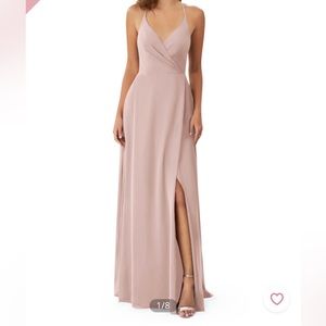 Azazie Davis Dusty Rose bridesmaid dress